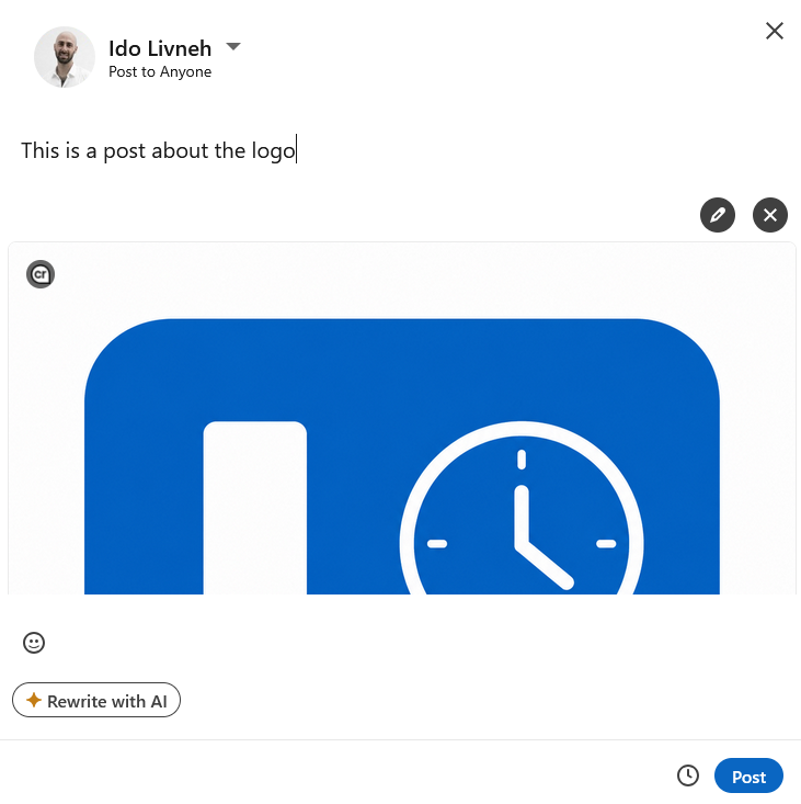 LinkedIn Scheduler preview